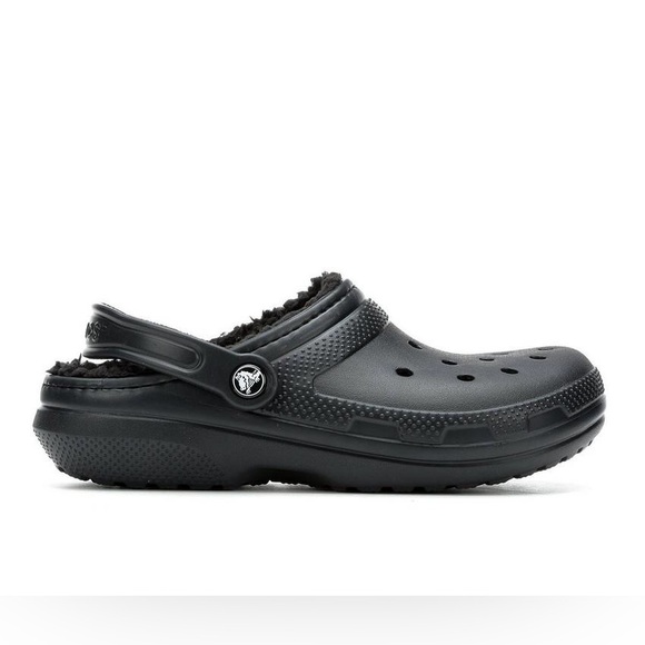 CROCS Shoes - Crocs Classic Lined Clogs Unisex Black Size 10 Women Size 8 Men